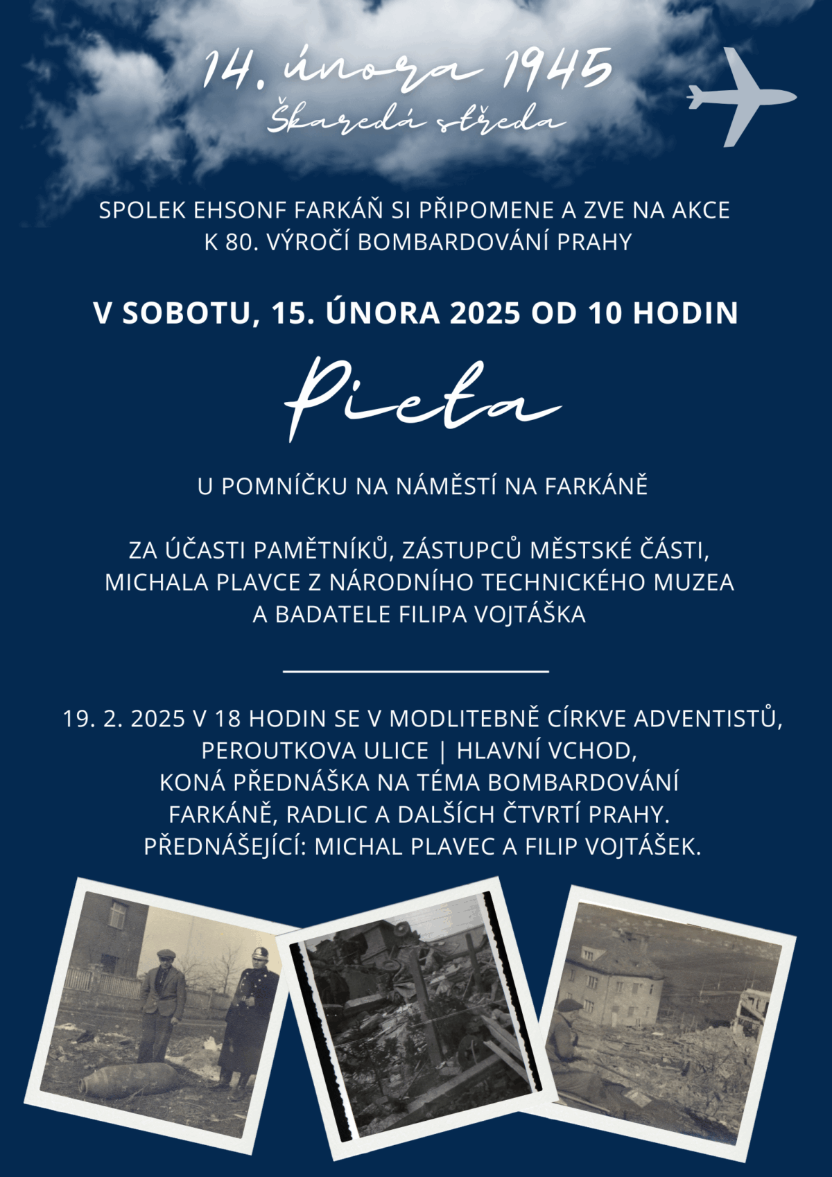 Pieta u pomníčku na Náměstí Na Farkáně